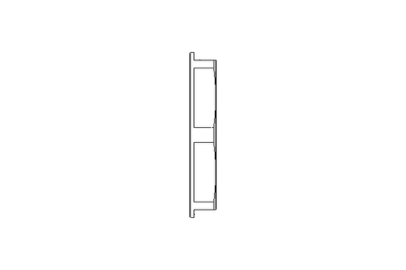 Hexagon lock nut M32 gray