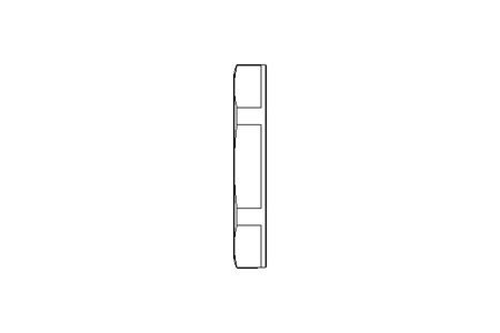 Hexagon lock nut M32 gray