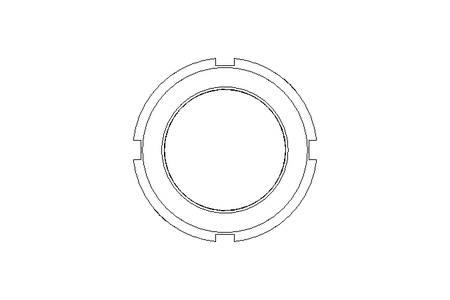 Slotted nut M40x1.5 ST