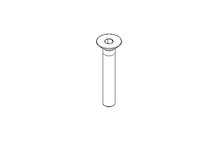 Countersunk head screw M4x25 A2 70