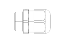 Cable Gland M20 gray (5.0 - 10.0) UL