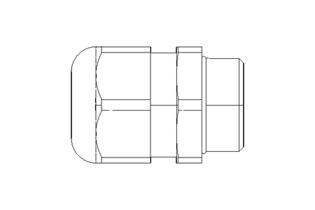 Cable Gland M20 gray (5.0 - 10.0) UL