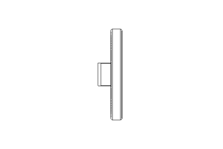 Handrad D125 d12 Al schwarz