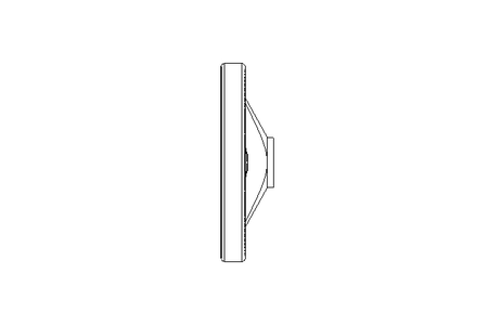 Handrad D125 d12 Al schwarz