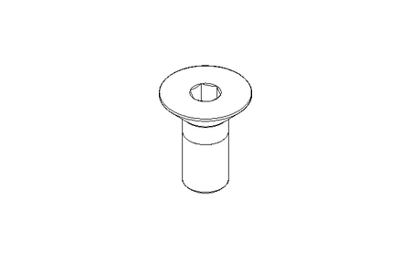 Countersunk head screw M5x12 10.9