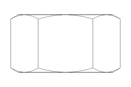 Hexagon nut M14x1.5 St-Zn DIN934