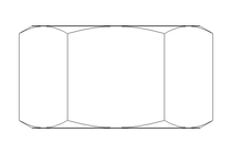 Hexagon nut M14x1.5 St-Zn DIN934