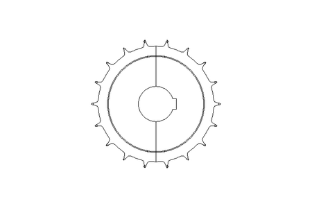 Kettenrad DB40 B38 Z18