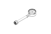 MANOMETER 0-10 BAR NO. 232.50.100