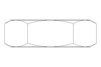 Hexagon nut M5 A2 DIN439