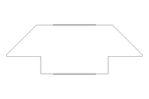 Sliding block T M6 / 8 St-Zn