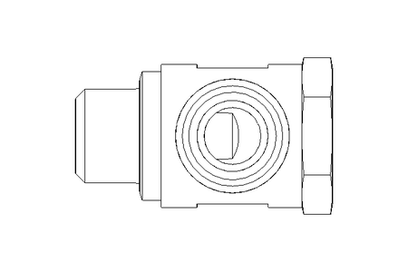 RACCORD A VIS ORIENTABLE