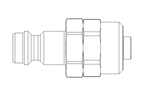 Kupplungsstecker Schlauch LW 8 1.4404