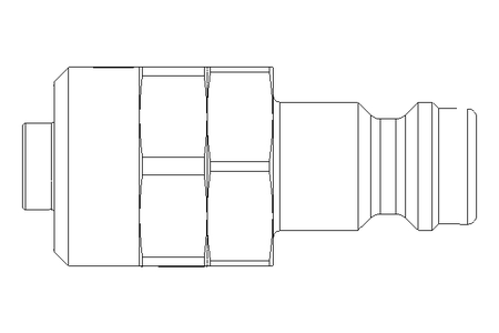 Kupplungsstecker Schlauch LW 8 1.4404