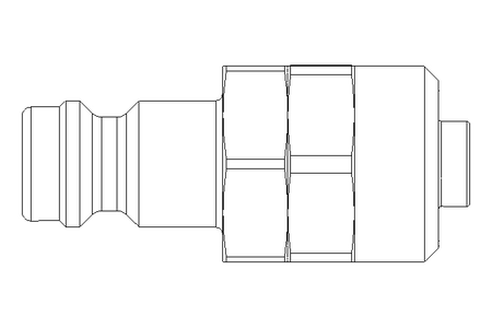 Kupplungsstecker Schlauch LW 8 1.4404