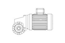 Schneckengetriebemotor 0,25kW 14 1/min