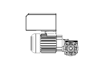 Schneckengetriebemotor 0,37 kW