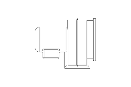 Radial flow fan 400V 150W