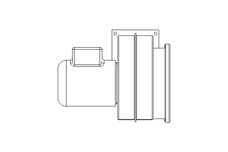 Radial flow fan 400V 120W