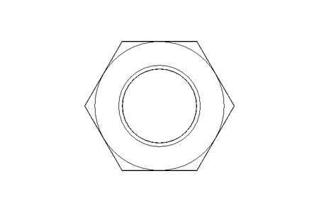 Hexagon nut M12x1.5 St-Zn DIN439