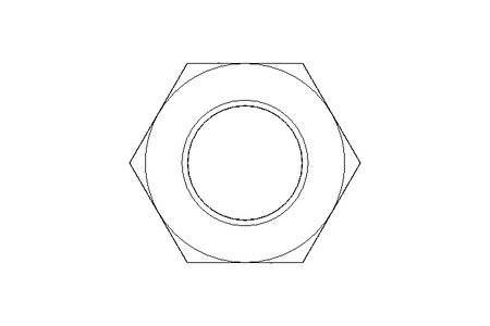 Hexagon nut M12x1.5 St-Zn DIN439