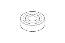 Deep groove ball bearing 608 8x22x7