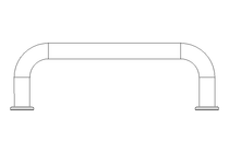 Punho em forma de arco VA 120X40 /DRM 10