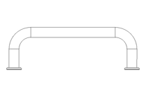 Punho em forma de arco VA 120X40 /DRM 10