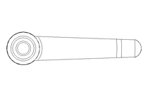 Klemmhebel M8x63 1.4305