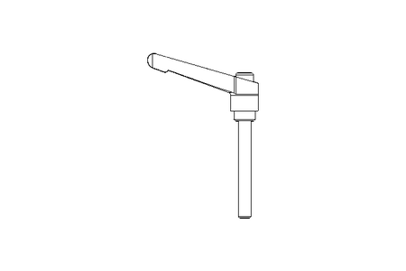 Klemmhebel M8x63 1.4305