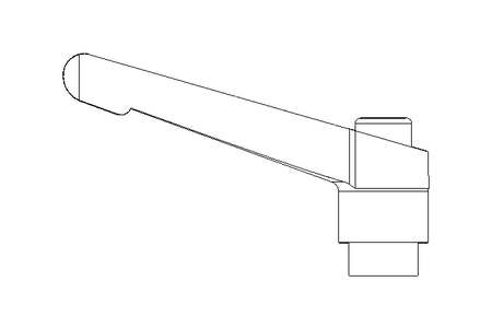 Klemmhebel M8 Innengewinde 1.4305