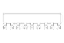 TERMINAL BLOCK FOR 3-PHASE CURRENT