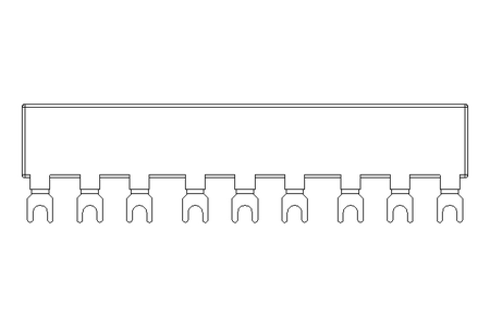 TERMINAL BLOCK FOR 3-PHASE CURRENT