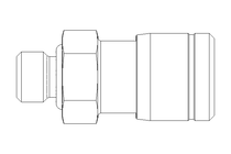 Steckverschraubung M 5 D 4 Niro