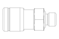 Steckverschraubung M 5 D 4 Niro