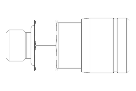 Steckverschraubung M 5 D 4 Niro