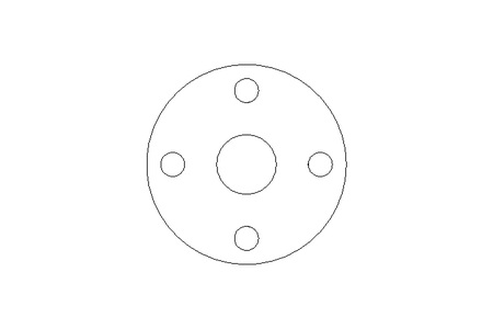 FLANGE  DN25 PN40 A4 DIN EN 1092-1