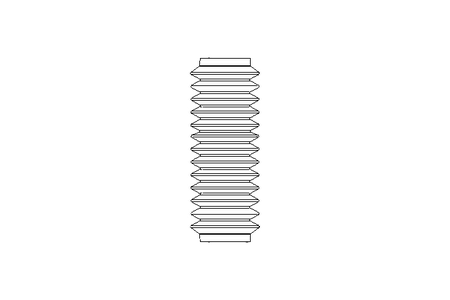 Rubber bellows L=35-210 d=43 EPDM