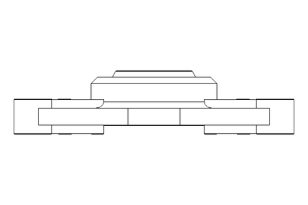 Flange bearing EFOM 20x47