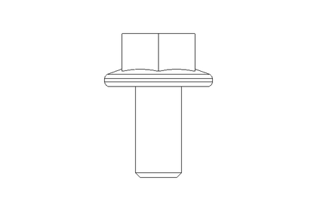 Hexagon screw M5x10 A2 DIN EN 1665