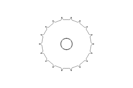 GUIDE SPROCKET WHEEL SERIES 2251 Z=18