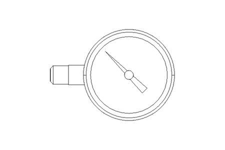 Manometer G1/2 0-4 bar