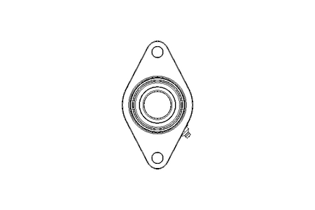 Flange bearing 30x141x40.2