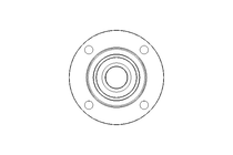 Flange bearing RMEO FA125.8 60x256x68.4