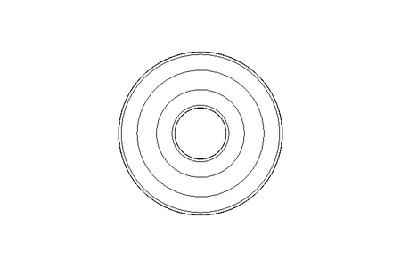 Rillenkugellager 626 2RS 6x19x6