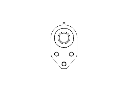 Flange bearing DF 30/140.5