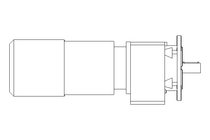 Spur gear motor 1.5kW 56 1/min