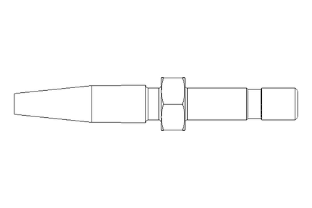 HOSE CONNECTOR SHORT 1.4305