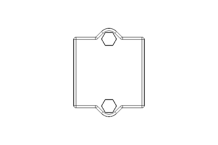 Flanschklemmstück D=40,2 B=60