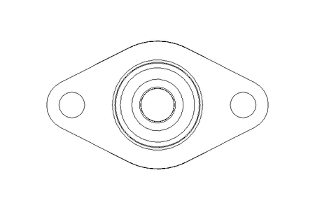 Flange bearing PCFT 15x57x32.1